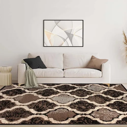 Vista 15 de BLUENILEMILLS BNM - Alfombra de pasillo para interiores con respaldo de yute, perfecta para cocina, dormitorio, madera dura, sala de estar Beige