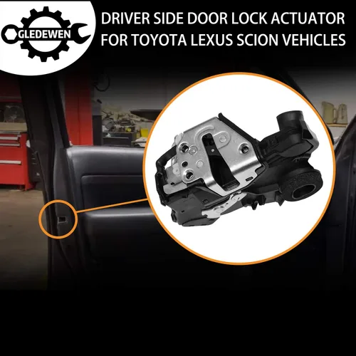 Vista 4 de Motor del actuador de cerradura de puerta delantero izquierdo del lado del conductor para Toyota 4Runner Camry Tundra Sequoia, Lexus ES350 GS350