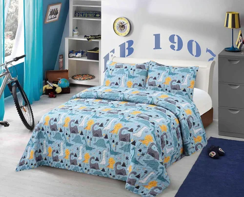 Vista 18 de Kids Zone Collection - Juego de colcha acolchada para niños y adolescentes, diseño de baloncesto y fútbol, azul marino y blanco, tamaño individual