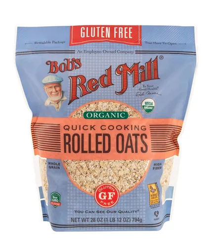 Vista 7 de Bob's Red Mill Avena orgánica de cocción rápida sin gluten, 28 onzas (paquete de 4)