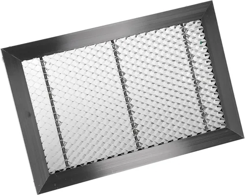 Vista 9 de Cama láser de panal de abeja, tablero de mesa de trabajo de panal de corte láser de 11.811 x 7.874 x 0.866 in, plataforma de panel de corte de panal