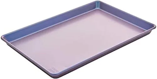 Vista 11 de Chicago Metallic Aurora - Sartén antiadherente, 12 tazas de magdalenas, iridiscente