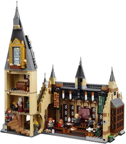 Vista 3 de LEGO 75954 Harry Potter Hogwarts Kit de construcción del Gran Comedor, 878 piezas