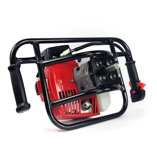 Vista 4 de XtremepowerUS Juego de 4 piezas de excavadora de agujeros para postes de 2.5 hp Powerhead Hole Digging con broca de taladro de excavación de tierra