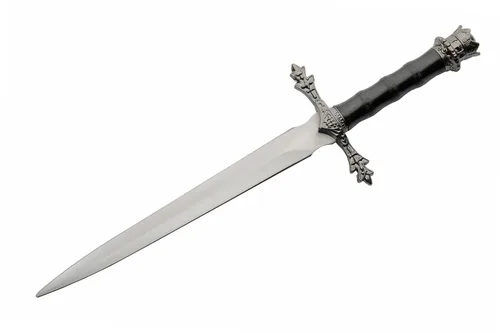 Vista 2 de SZCO Daga de corona medieval de 12 pulgadas con funda