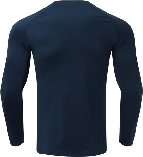 Vista 8 de Camisas de compresión atléticas de manga larga para hombre, capa base, camisa de entrenamiento atlético, camisas de compresión, camisetas deportivas