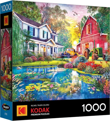 Vista 8 de RoseArt - Kodak Premium - Mexican Cantina - Rompecabezas de 1000 piezas para adultos