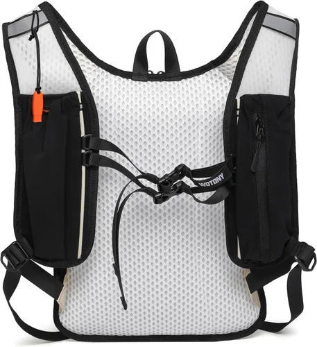 Vista 4 de Mochila de hidratación ligera Wotony con vejiga de agua de 2L O 3L para ciclismo, senderismo, rave - Mochila de agua para hombres y mujeres