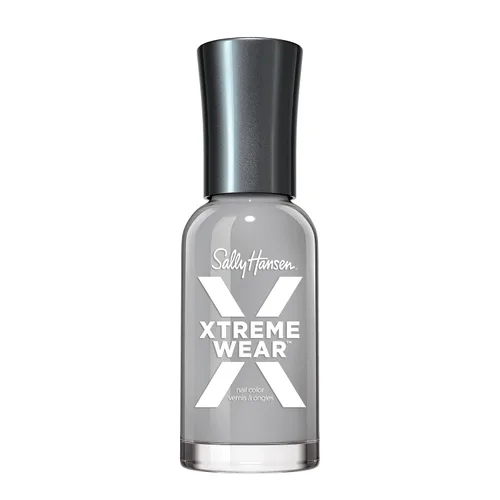 Vista 84 de Sally Hansen Xtreme Wear Esmalte de uñas sin rayas, acabado brillante, duradero, resistente a las astillas, transparente, color de uñas plateado 130