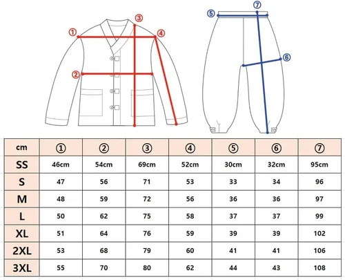 Vista 6 de Illang Conjunto Hanbok unisex, ropa tradicional de Corea, Hanbok casual BTS para yoga y meditación, ropa de templo