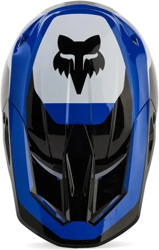 Vista 5 de Fox Racing Casco unisex V1 para motocross para motocross, azul, talla XXL