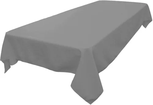 Vista 160 de LA Linen Mantel rectangular lavable de popelín de poliéster, resistente a las manchas y a las arrugas, cubierta de mesa 60x84, mantel de tela