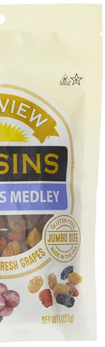 Vista 3 de Medley Raisins, Jumbo Seedless 6 bolsas - 8oz