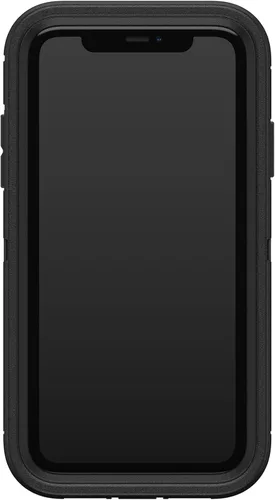 Vista 3 de OtterBox Serie Defender Edición sin pantalla para iPhone 11 (solo) - Solo estuche - Protección contra microbios - Empaque no comercial - Negro