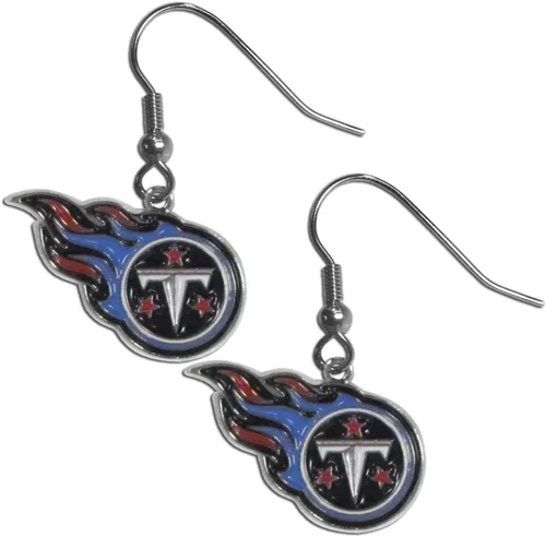 Vista 26 de Pendientes colgantes cromados de la NFL