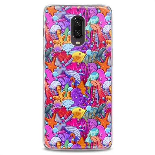 Vista 6 de Funda de repuesto de TPU para OnePlus 10 9 Pro 8T 7T 6T N10 200 5G 5T 7 Pro Nord 2 silicona Alien Trippy Slim Fit Linda ligera Crazy Teen Cool Clear