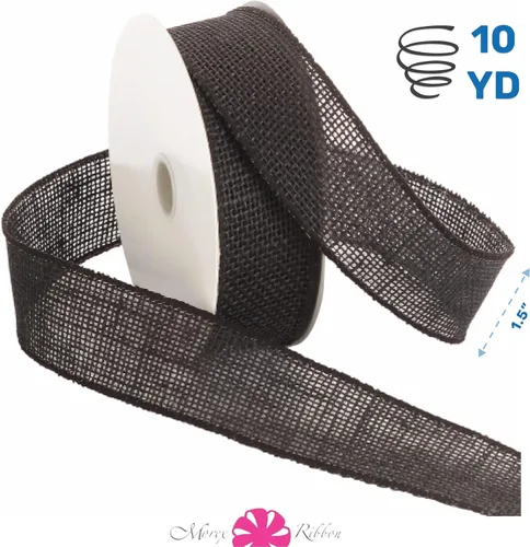 Vista 2 de Morex Ribbon - Cinta de arpillera con alambre