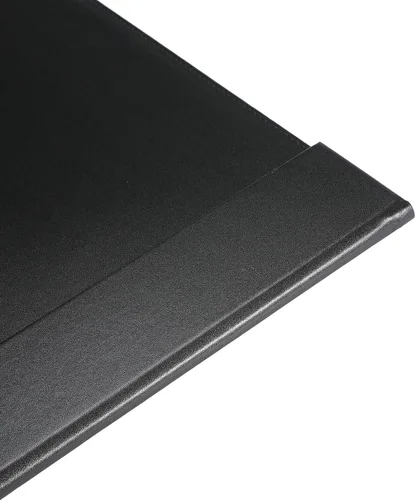 Vista 8 de Protector de escritorio de cuero de 30 x 18 pulgadas con rieles laterales para escritura, protector de escritorio ejecutivo para oficina, hogar