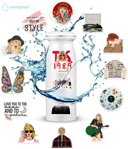 Vista 6 de XUDAKAIXIN Taylor Friendship Bracelets Lover Fearless Anti Hero Folklore Speak Now 1989 Reputation Friendship Evermore Debut TS Bracelets 12 Pcs
