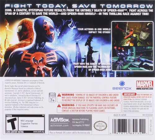 Vista 2 de Spider-man The Edge of Time - Nintendo 3DS
