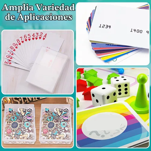 Vista 7 de Paquete de 12 cajas de cartas de juego, cajas de cartas vacías
