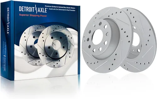 Vista 58 de Detroit Axle - Rotores de freno traseros para Toyota GR Supra BMW 230i 330e 330i 430i 530i 530i 530e 540d 540i xDrive X3 X4 Z4, rotores de freno