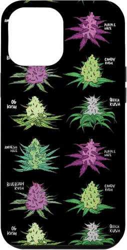 Vista 26 de Weed Pattern Kind of Weed Pot Stoner Marihuana Cannabis Leaf Case para iPhone 17