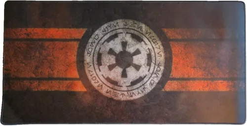 Vista 2 de Alfombrilla para mouse de 24 x 12 pulgadas, colección Star Wars, logotipo de imperio, símbolo de Vader Anakin, extendida