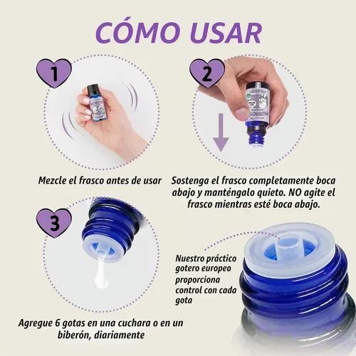 Vista 5 de Legendairy Milk - Gotas probióticas para bebés, soporte para cólicos, 0+ meses, 33 porciones