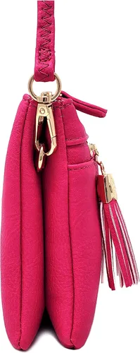 Vista 4 de Solene Bolso bandolera ligero con múltiples compartimentos para mujer