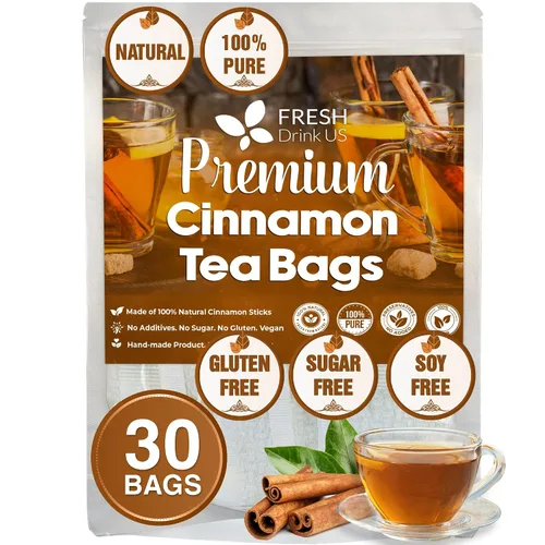 Vista 19 de FreshDrinkUS, 40 bolsas de té de raíz de bardana premium, 100% natural y puro de raíz de bardana. Fabricado con bolsas de té de material natural.