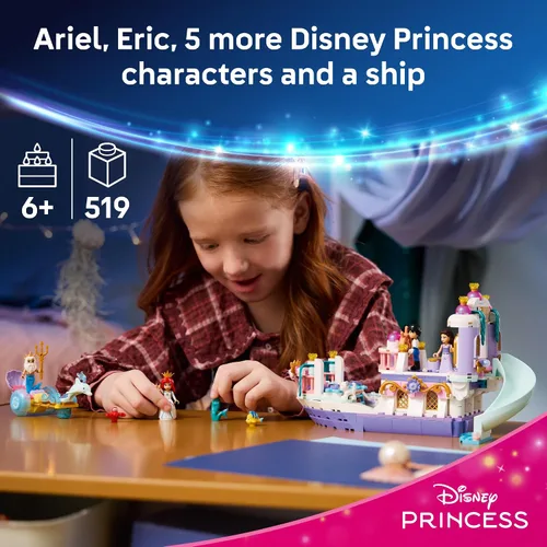 Vista 2 de LEGO Disney Princess Ariel's Royal Wedding Boat 43299