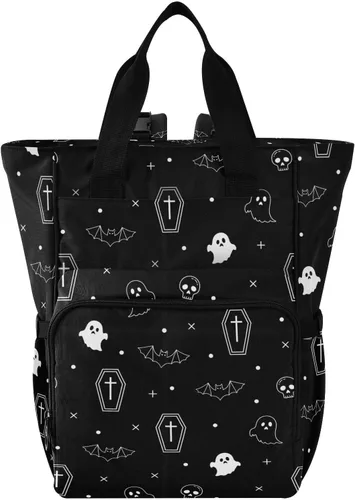 Vista 15 de Emelivor Bolsa de pañales con diseño de panal de abejas, con bolsillos aislados, bolsa organizadora de pañales para niños y niñas, unisex