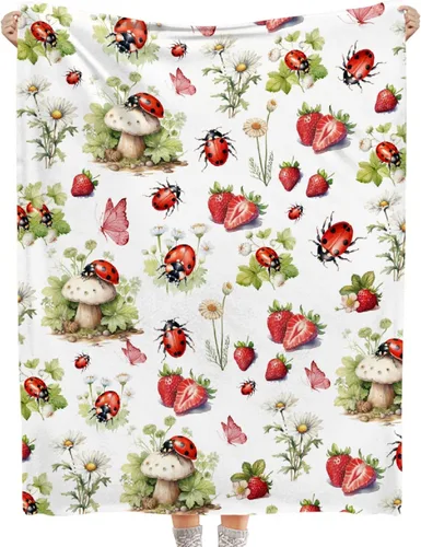 Vista 10 de Manta de mariposa personalizada con nombre de mariposa para niños y niñas, regalo para amantes de las mariposas, franela suave y acogedora, ligera