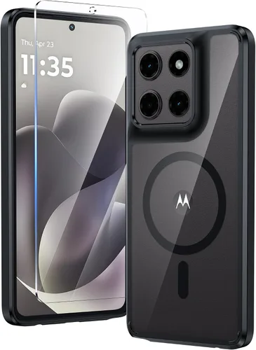 Vista 228 de FNTCASE Funda para Motorola Moto-G Stylus-5G-2024: Cubierta protectora ligera de grado militar para teléfono celular, flexible, antiamarillamiento