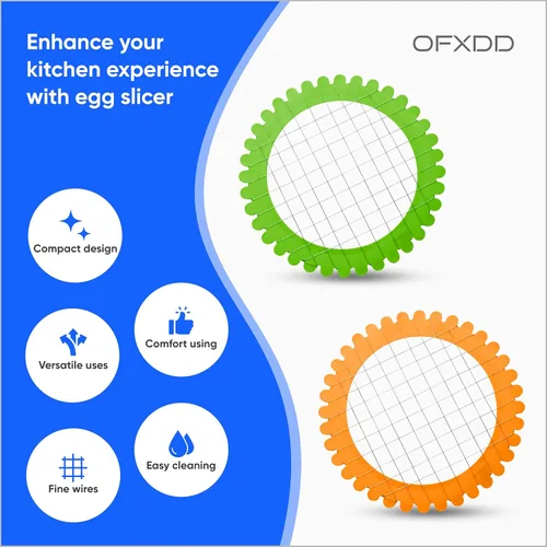 Vista 5 de Cortador de huevos para huevos duros – Cortador manual de ensalada de papas, zanahorias y huevos – Picador de huevos de plástico para huevos duros