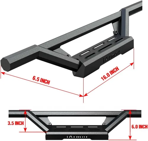 Vista 3 de APS - Estribos para cabina Tundra CrewMax