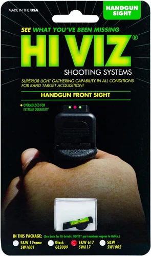 Vista 2 de HIVIZ Smith&Wesson 617 - Mira frontal de fibra óptica (verde)