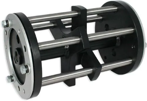 Vista 5 de Kit completo de tambor cortador de mayal de carburo de 6 pt para escarificador/cepilladora de hormigón Edco CPM-8 - Configuración general