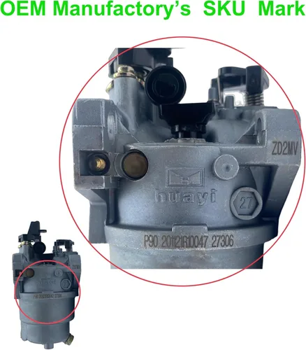 Vista 4 de YAMAKATO Huayi HY-4p90f 7T84A Carburador para MTD 951-05149 751-05149 651-05149 R1000 Cub Cadet cc760es Troy Bilt TB30 Husky Yard Machine Columbia