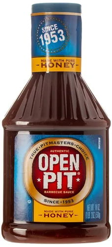 Vista 4 de Open Pit Salsa de barbacoa de nogal de 18 onzas (paquete de 2) - Ideal para costillas de barbacoa o pollo
