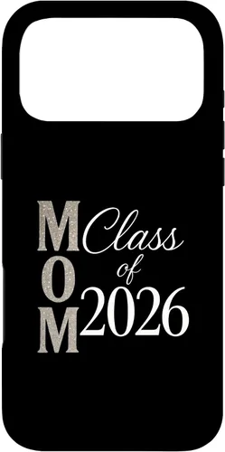 Vista 22 de MOM Class of 2026 - Graduate Proud Parent Case for iPhone 16