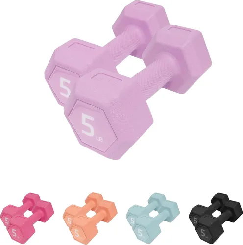 Vista 26 de Dumbbell Sets With Rack - 5/15/20/25/36lb Dumbbells Pair Hand Weights Set of 2 - Easy Grip - Arm Weights for Strength Training Workouts Fitness