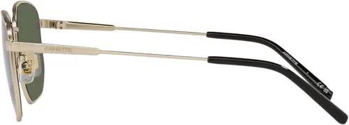 Vista 5 de ARNETTE Gafas de sol cuadradas An3086 Sling para hombre, Oro claroverde oscuro