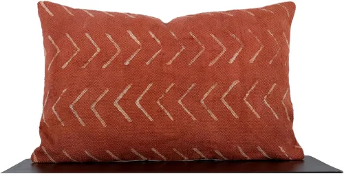 Vista 23 de Trade Star Mudcloth - Funda de cojín decorativa para lumbar, 100% algodón, color índigo, estilo granja, funda de almohada gruesa, estilo bohemio