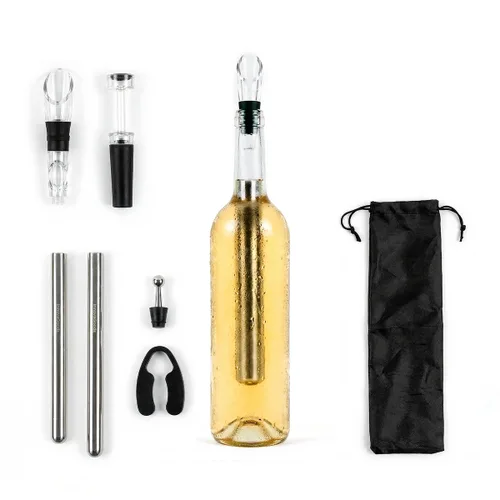 Vista 7 de Set de Accesorios para Vino Chillour InnovaGoods 7 Piezas