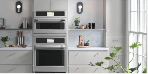 Vista 7 de Cafe CSB913P2NS1 Combo de horno eléctrico inteligente de pared y microondas de 30 pulgadas y 1.7 pies cúbicos con tecnología Advantium de 120
