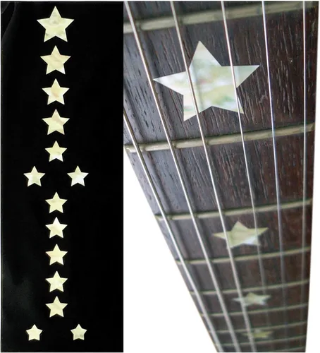 Vista 2 de Jockomo Everly Brothers Star (BLACK Pearl) - Adhesivo para guitarra