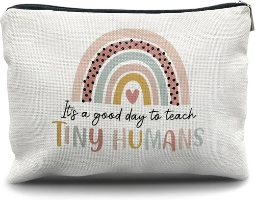 Vista 6 de Nogrit Bolsa de maquillaje para regalos para profesores, Profesor-13, A la moda, vanguardista