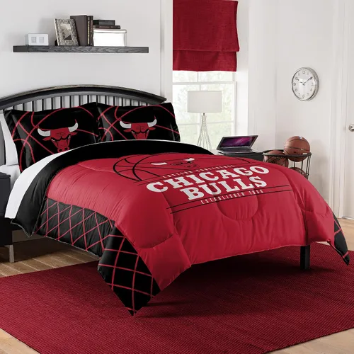 Vista 6 de Northwest NBA Unisex-Adult Comforter and Sham Set Golpe inverso